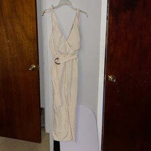 Beige jumpsuit